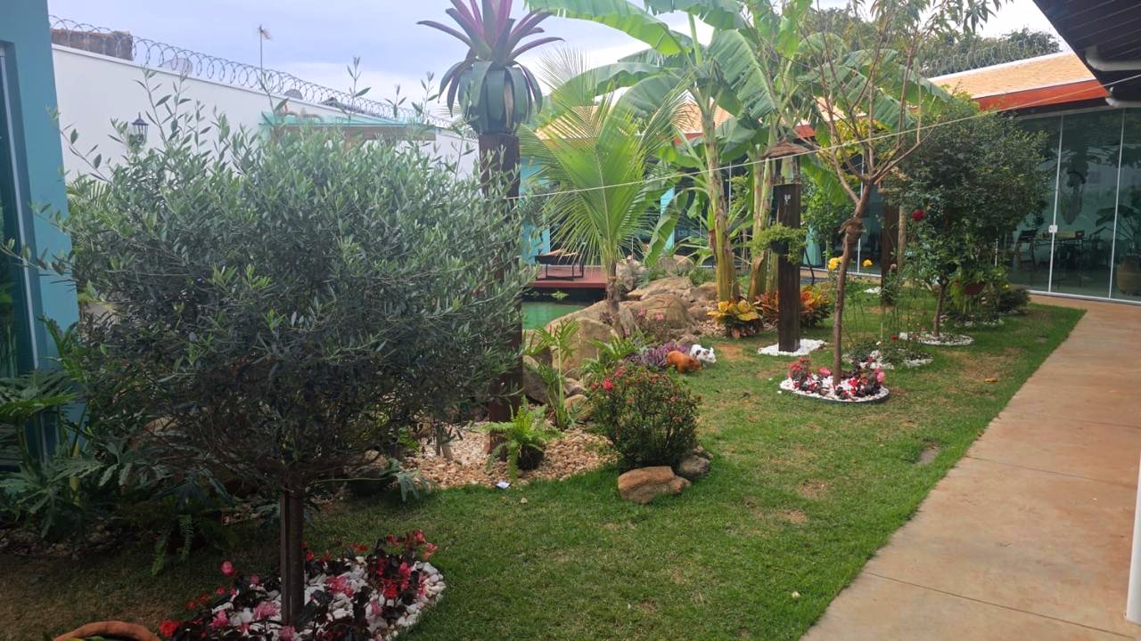 Equipe de paisagismo